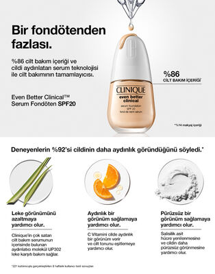Clinique Even Better Clinical Serum Fondöten SPF 20 CN02 Breeze - 4
