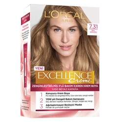 L'Oreal Paris Creme Saç Boyası 7.31 Bal Köpüğü - 1