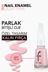 Flormar Oje 077 Light Pink - 2
