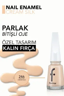 Flormar Oje 246 Cream Silk - 2