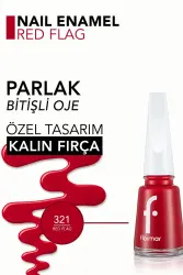Flormar Oje 321 Red Flag - 2