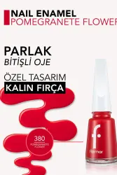 Flormar Oje 380 Pomegranate Flower - 2
