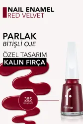Flormar Oje 385 Red Velvet - 2