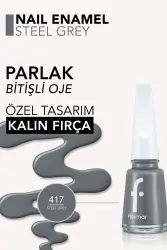 Flormar Oje 417 Steel Gray - 2