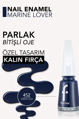 Flormar Oje 452 Marine Lover - 2