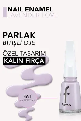 Flormar Oje 464 Lavender Love - 2
