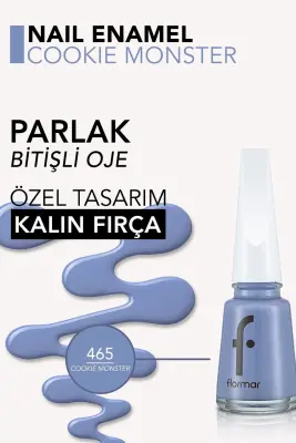 Flormar Oje 465 Cookie Monster - 2