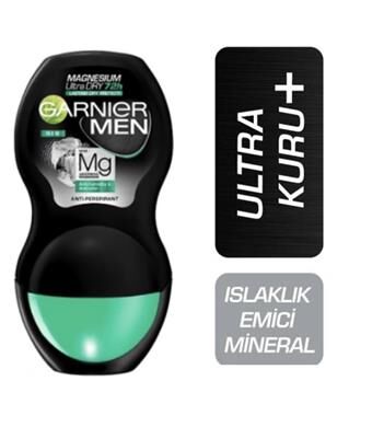 Garnier Men Magnezyum Ultra Kuru Roll On 50 ml - 2