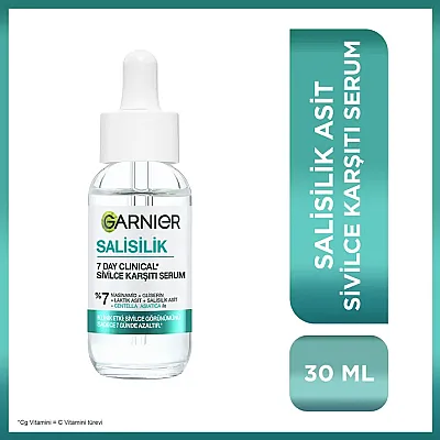 Garnier Salisilik Asit Sivilce Karşıtı Yüz Bakım Serumu 30 ml - 2