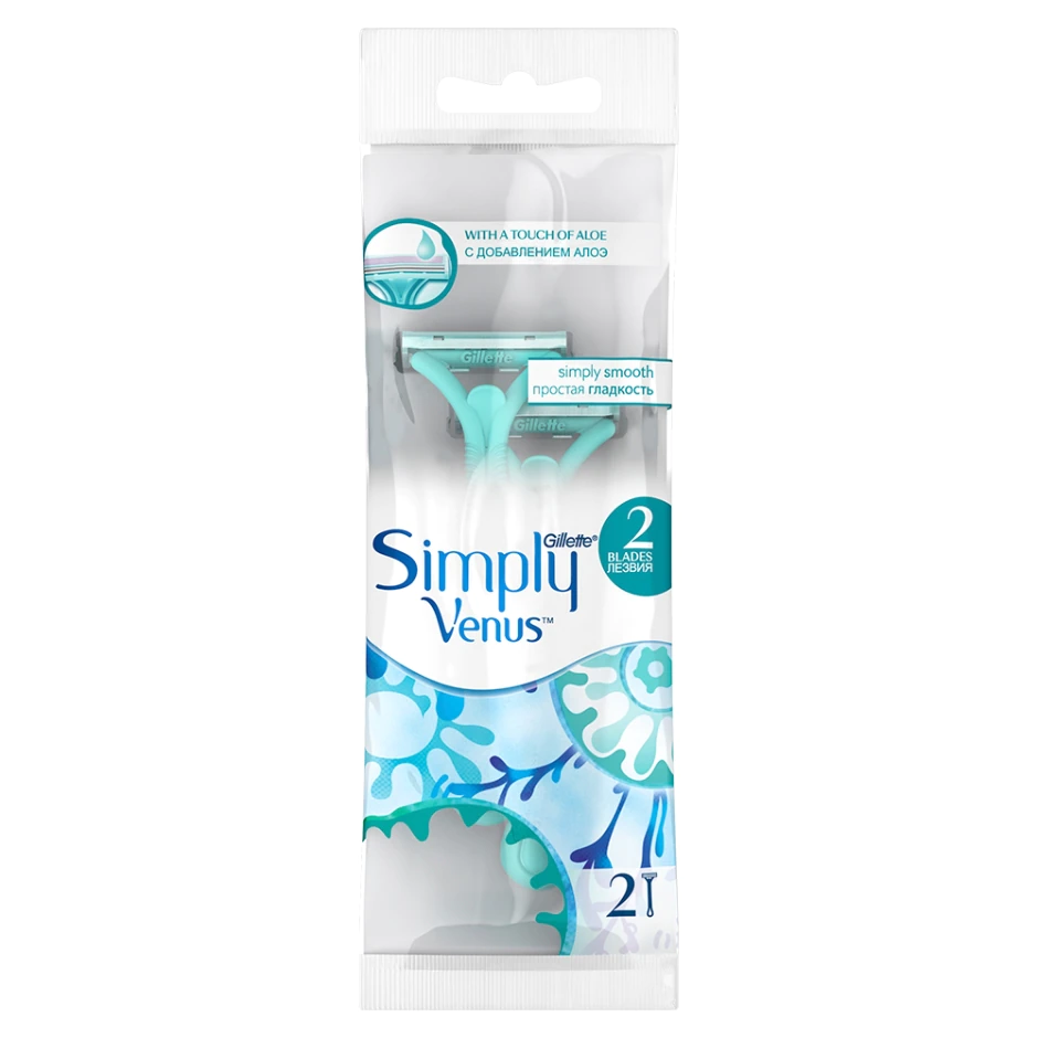 Gillette Simply Venus 2 Kullan At Kadın Tıraş Bıçağı 2'li - Gillette
