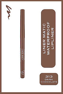 Golden Rose Liner Matic Waterproof Suya Dayanıklı Dudak Kalemi 313 Dark Chocolate - 1