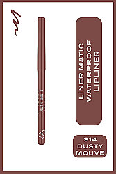 Golden Rose Liner Matic Waterproof Suya Dayanıklı Dudak Kalemi 314 Dusty Mauve - Golden Rose
