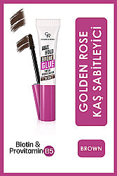 Golden Rose Max Hold Brow Glue Kahverengi Kaş Sabitleyici 104 Brown - Golden Rose