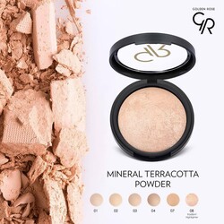 Golden Rose Mineral Terracotta Powder Pudra 01 - 2