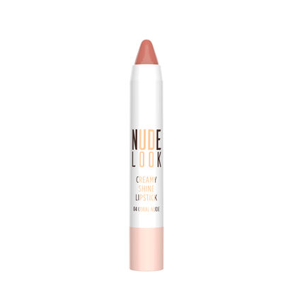 Golden Rose Nude Look Creamy Shine Lipstick Ruj 04 - 1