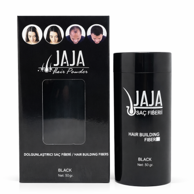 Jaja Hair Building Dolgunlaştırıcı Saç Fiberi Siyah 50 g - 1