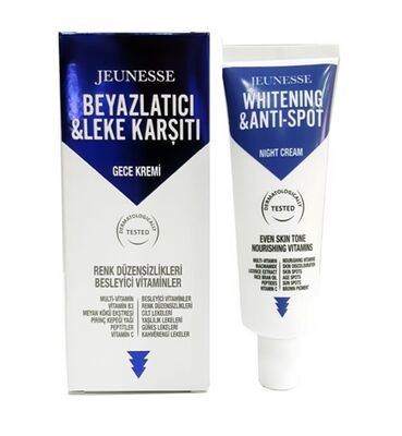 Jeunesse Beyazlatıcı Leke Karşıtı Gece Bakım Kremi 50 ml - 1