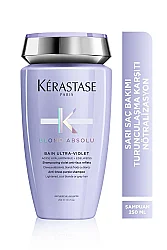Kerastase Bain Ultra Violet Sarı ve Gri Saçlar İçin Sarı Ton Önleyici Mor Şampuan 250 ml - 2