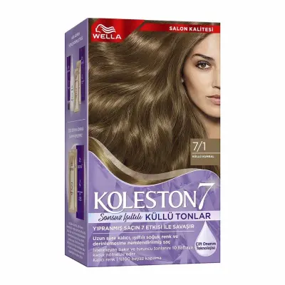 Koleston Sonsuz Işıltılı Küllü Tonlar Saç Boyası 7/1 Küllü Kumral - 1