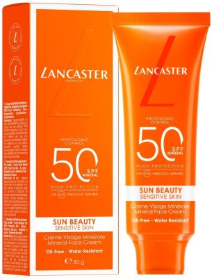 Lancaster Sun Beauty Sensitive Mineral Yüz Krem SPF50 50 ml - 1