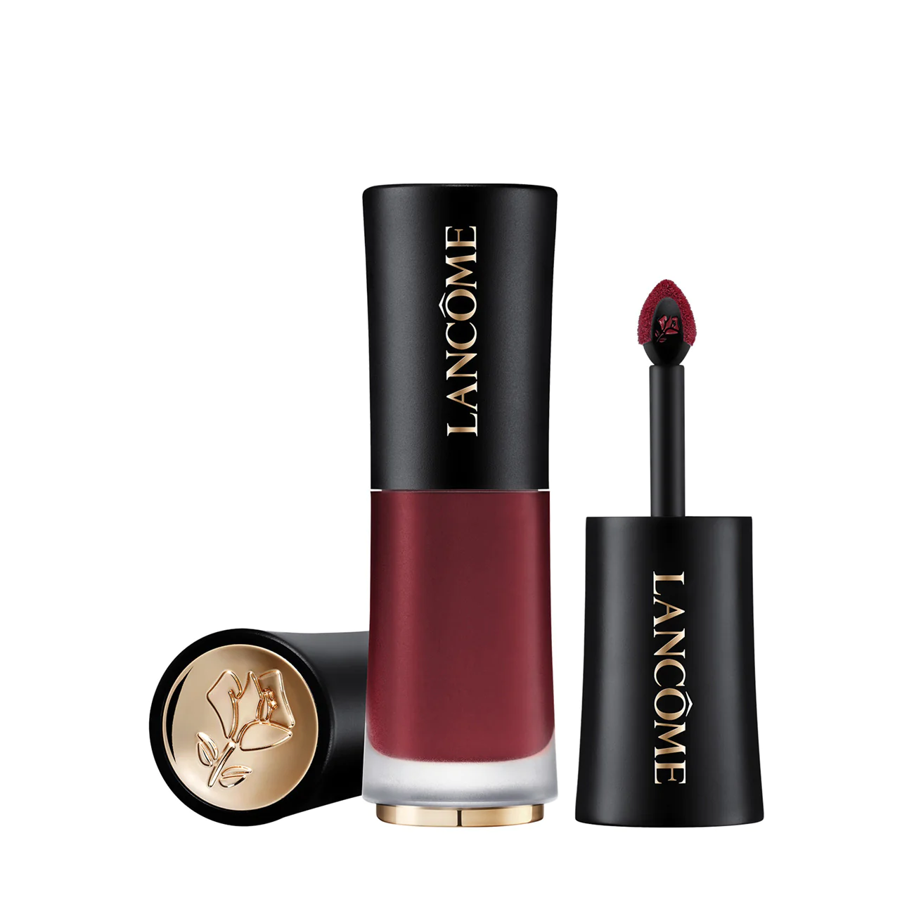 Lancome L'absolu Rouge Drama Ink Yoğun Renk Sağlayan Kalıcı Yarı Mat Likit Ruj 481 Nuit Pourpre - 1