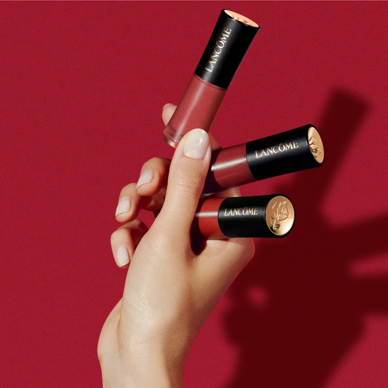 Lancome L'absolu Rouge Drama Ink Yoğun Renk Sağlayan Kalıcı Yarı Mat Likit Ruj 888 French Idol - 3