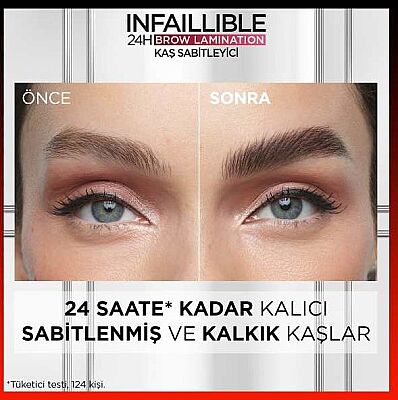 L'Oréal Paris Infaillible 24H Brow Lamination Şeffaf Kaş Sabitleyici - 2