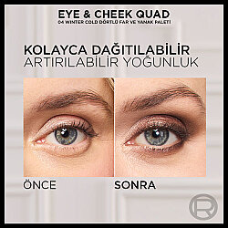 Loreal Paris Dörtlü Far ve Yanak Paleti Eye Cheek Quad 04 Winter Cold - 3