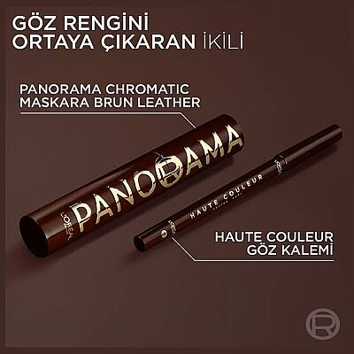 Loreal Paris Panorama Chromatic Maskara Brun Leather - 3