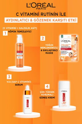 Loreal Paris Revitalift Clinical [C vitamini + Salisilik Asit] Gözenek Karşıtı, Aydınlatıcı Temizleme Jeli 150 ml - 4