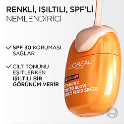 Loreal Paris Revitalift Clinical C Vitamini İçeren Renkli Işıltılı Nemlendirici Krem SPF30 40 ml - 3