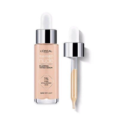 L'Oréal Paris True Match Nude Fondöten Serum 0.5-2 Very Light - 3