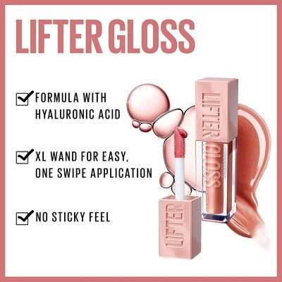 Maybelline New York Lifter Gloss Nemlendirici Dudak Parlatıcısı- 009 Topaz - 3
