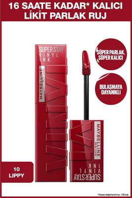 Maybelline New York Super Stay Vinyl Ink Ruj 10 Lippy - 2