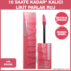 Maybelline New York Super Stay Vinyl Ink Ruj 145 Rogue - 2