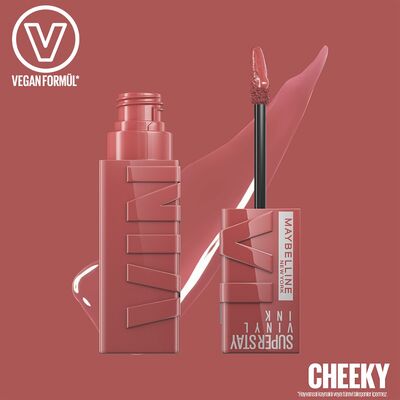 Maybelline New York Super Stay Vinyl Ink Ruj 35 Cheeky - 3