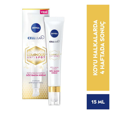 Nivea Luminous630 Koyu Halka Karşıtı Göz Bakım Kremi 15 ml - 1