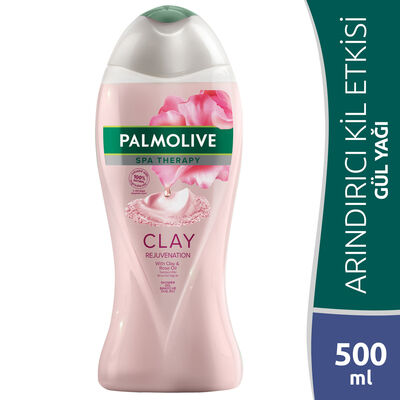 Palmolive Duş Jeli Clay Rejuvenatıon Rose Oil 500 ml - 1